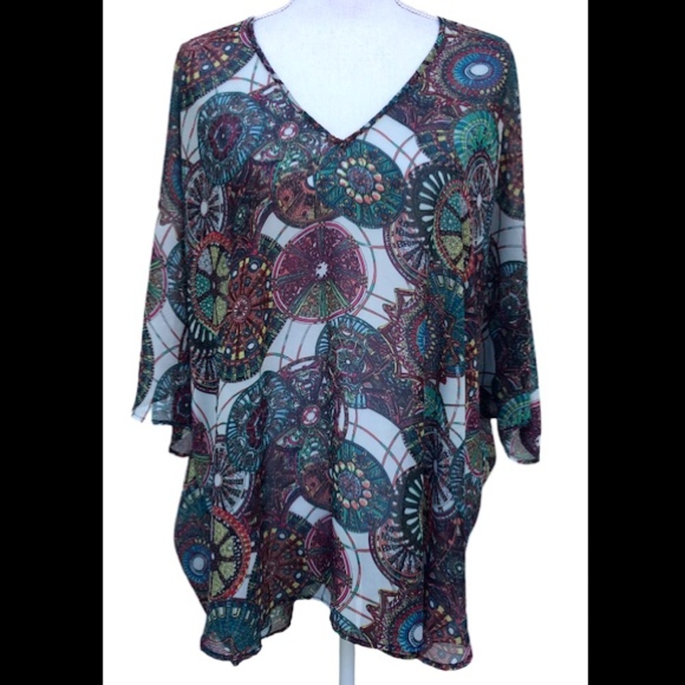 Show me Mumu Boho tunic top M